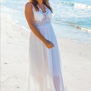 White maxi dress!
